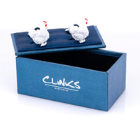 Colour Chicken Cufflinks Novelty Cufflinks Clinks Australia