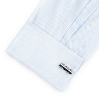 Silver and Black Train Carriage Cufflinks Novelty Cufflinks Clinks Australia