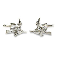Solid Silver Witches Cufflinks Novelty Cufflinks Clinks Australia