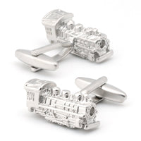 Train Silver Cufflinks Novelty Cufflinks Clinks Australia