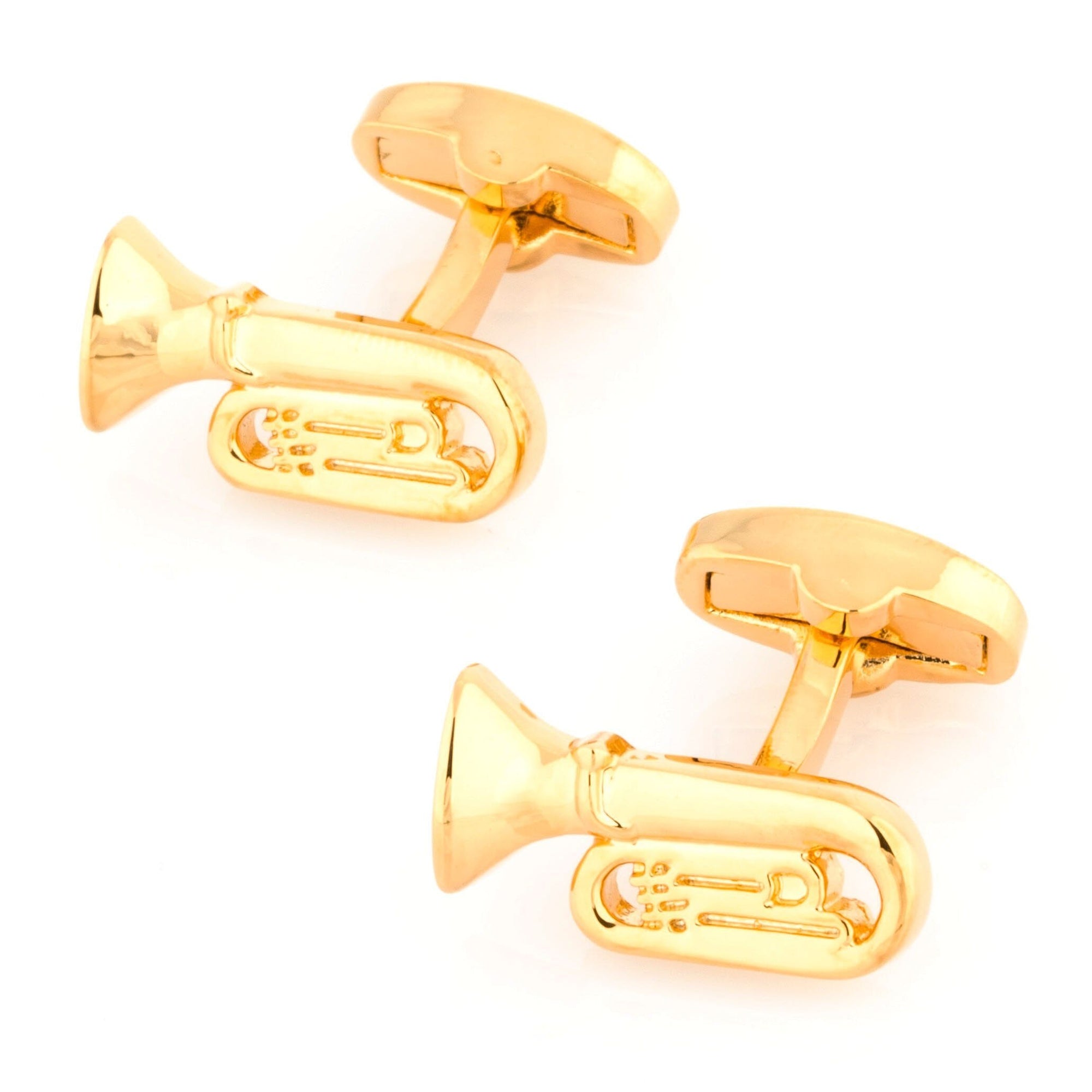 Tuba Cufflinks Gold Novelty Cufflinks Clinks Australia