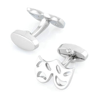 Silver Mask Cufflinks Novelty Cufflinks Clinks Australia