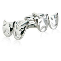 Silver Mask Cufflinks Novelty Cufflinks Clinks Australia