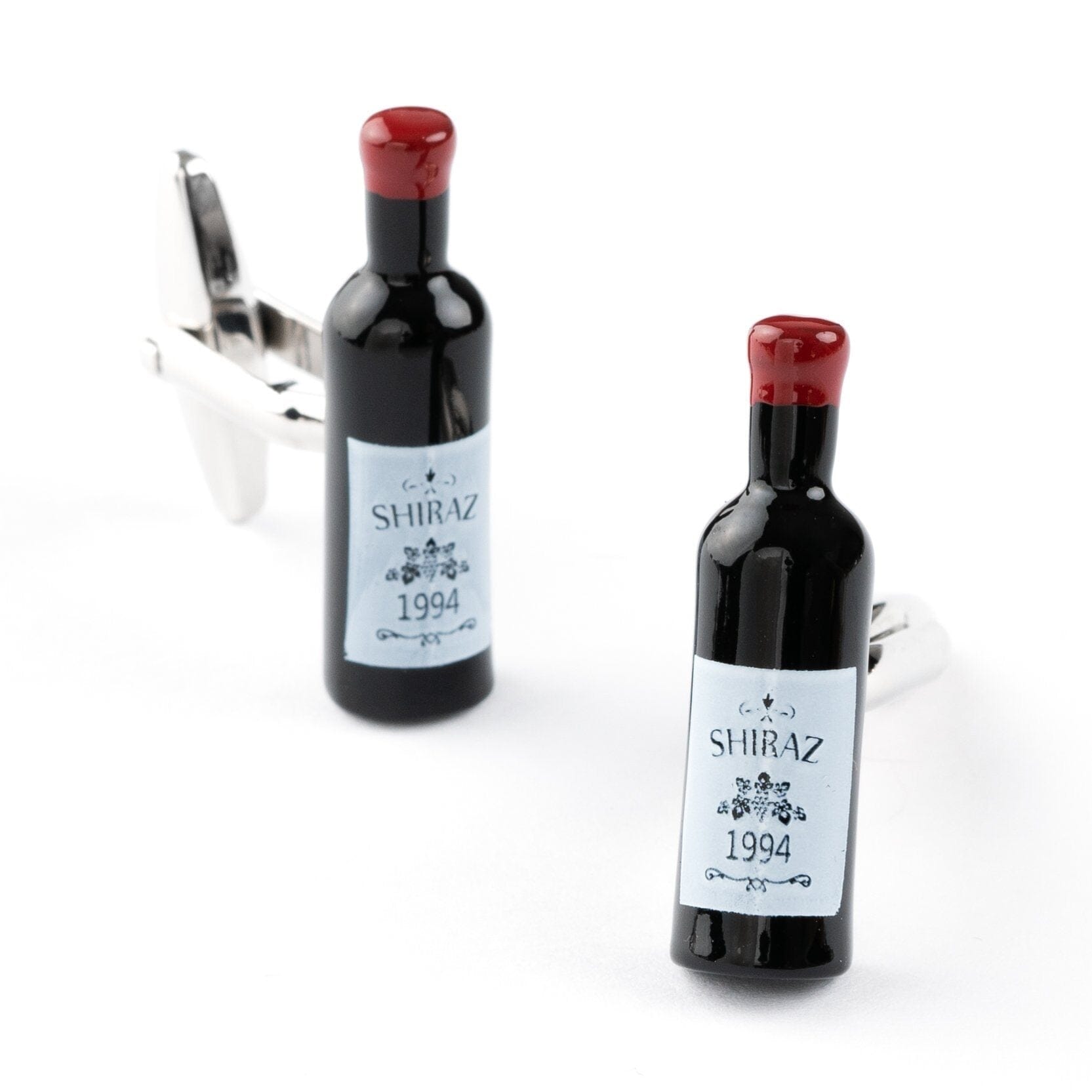 Shiraz Red Wine Bottle Cufflinks Novelty Cufflinks Clinks Australia