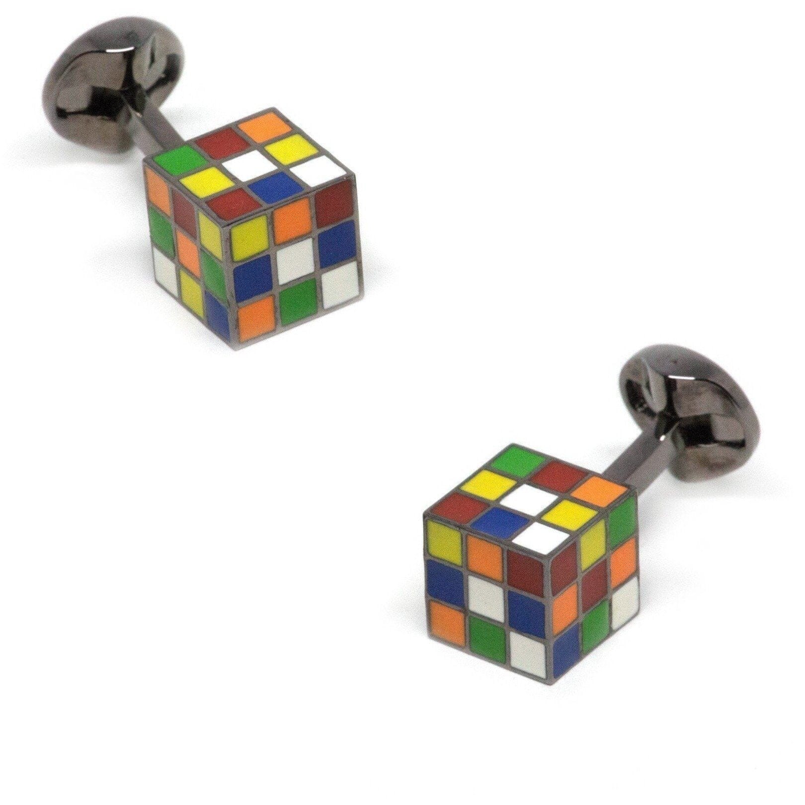 Rubiks Cube Cufflinks Novelty Cufflinks Clinks Australia Rubiks Cube Cufflinks 