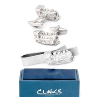 Train Cufflinks & Tie Bar Set Gift Set Clinks Australia