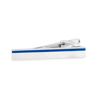 Blue Edge Tie Clip Tie Clips Clinks Australia