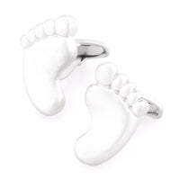 Baby Feet Cufflinks Silver Cufflinks Clinks Australia