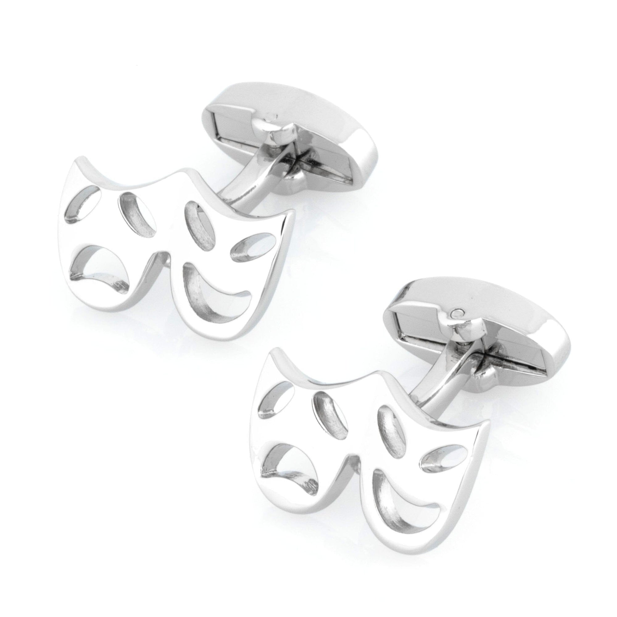 Silver Mask Cufflinks Novelty Cufflinks Clinks Australia