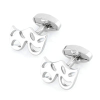 Silver Mask Cufflinks Novelty Cufflinks Clinks Australia