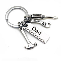 Dad Hammer Wrench Screwdriver Keyring Accessories Clinks Australia