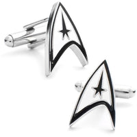 Star Trek Delta Shield Enamel Cufflinks Novelty Cufflinks Star Trek Star Trek Delta Shield Enamel Cufflinks