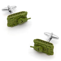 Green Army Tank Cufflinks Novelty Cufflinks Clinks Australia Green Army Tank Cufflinks