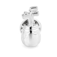 Silver Golf Bag with Clubs Lapel Pin Lapel Pin Clinks
