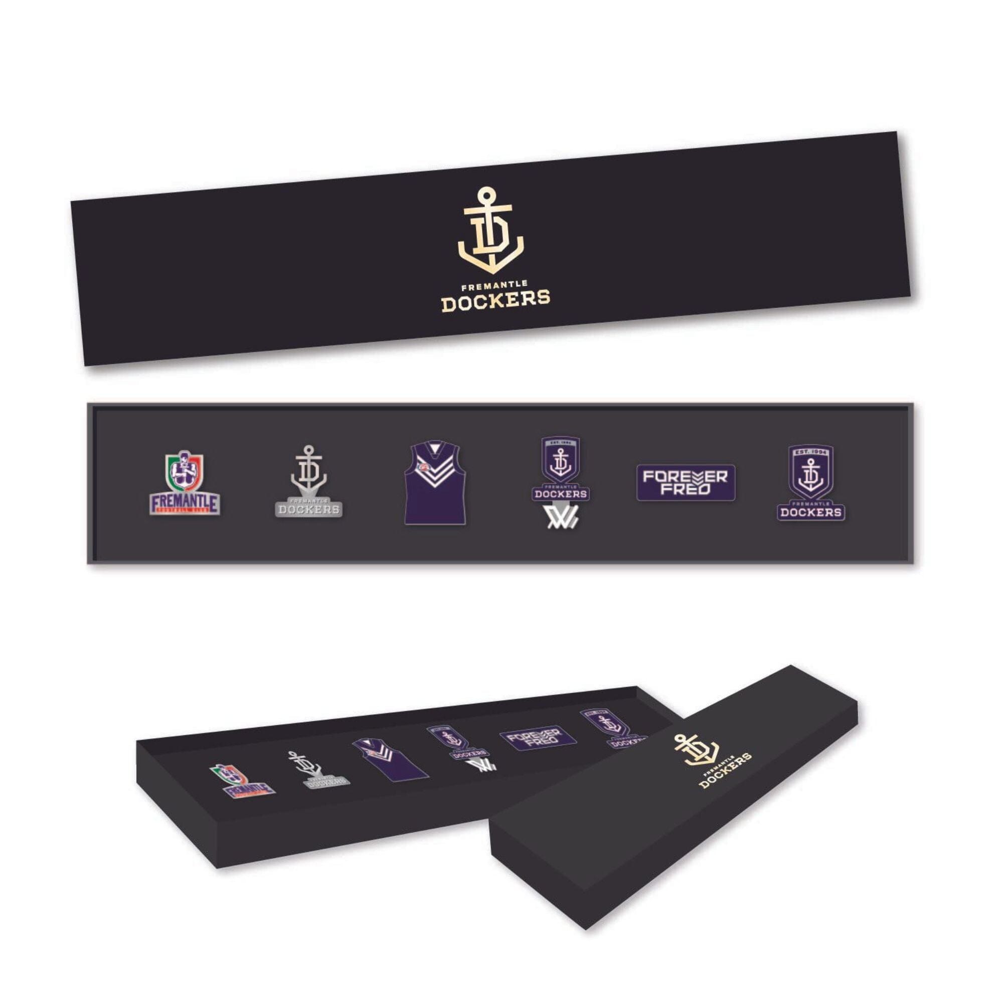 Fremantle Dockers AFL Pin Set Lapel Pin Clinks