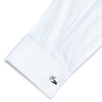 Wedding Bride Groom Couple in Black, White & Silver Cufflinks Wedding Cufflinks Clinks Australia