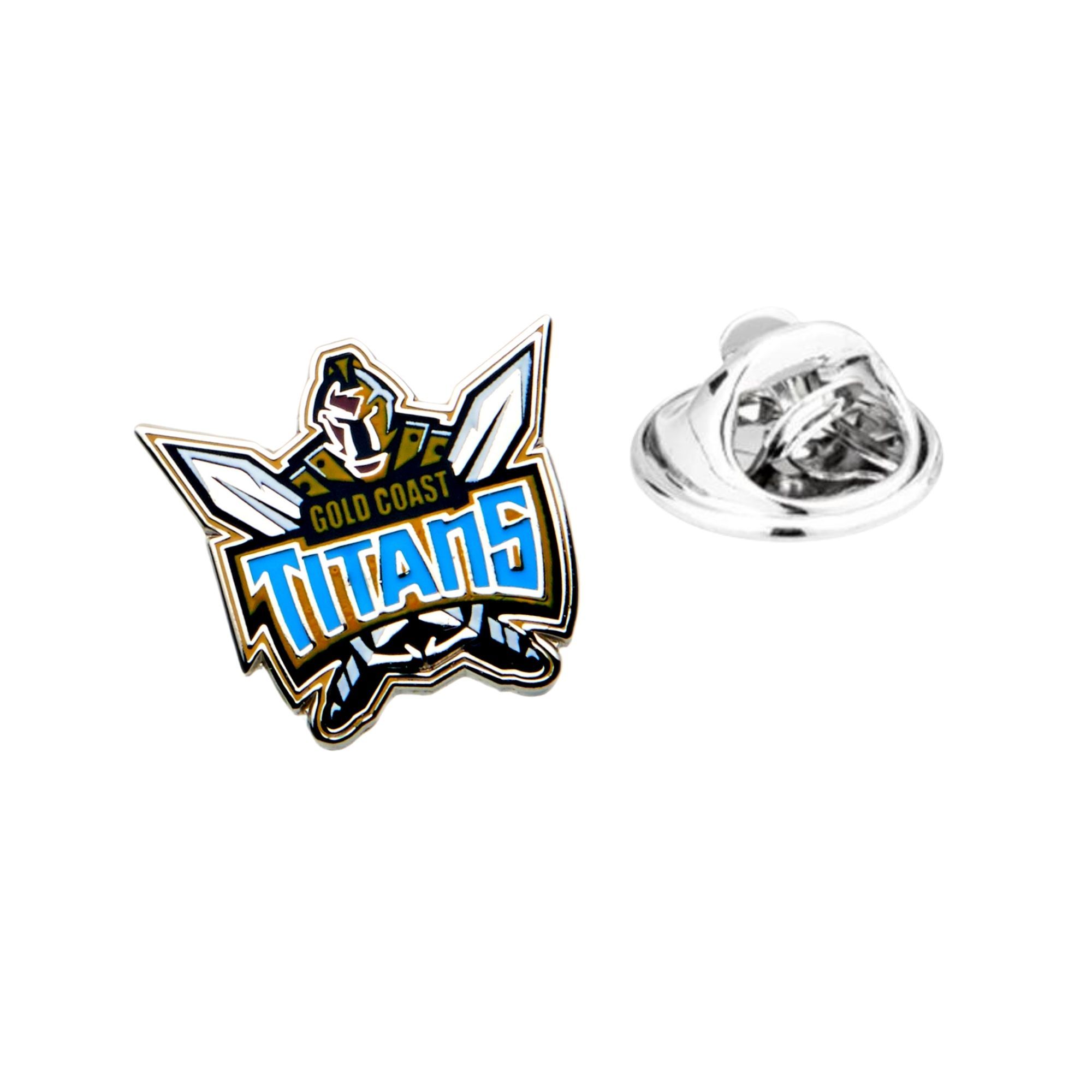 Gold Coast Titans Logo NRL Pin Lapel Pin Clinks Australia Default