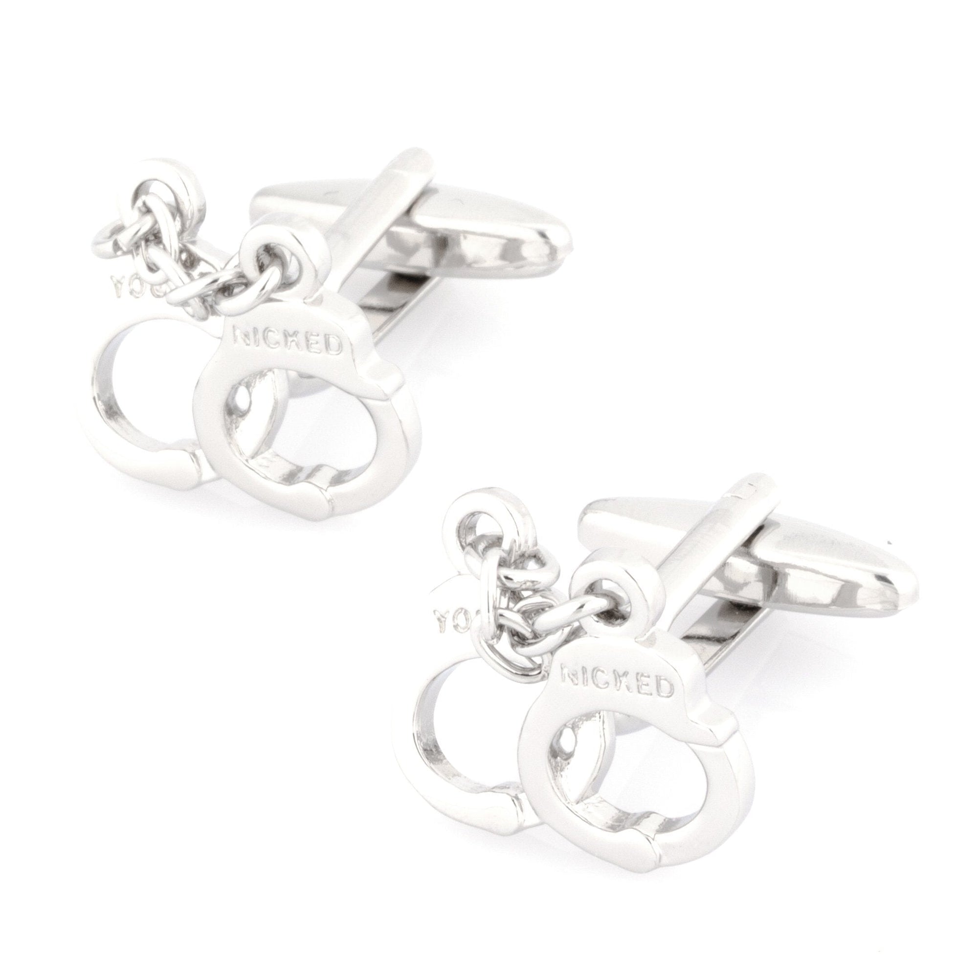 Silver Handcuff Cufflinks Novelty Cufflinks Clinks Australia
