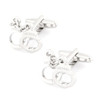 Silver Handcuff Cufflinks Novelty Cufflinks Clinks Australia
