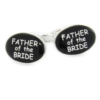 Father of the Bride Black Silver Wedding Cufflinks Wedding Cufflinks Clinks Australia
