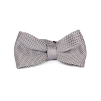 Grey Adult Knit Bowtie Bow Ties Clinks Australia Grey Adult Knit Bowtie