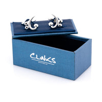 Bass Clef Silver Cufflinks Silver Cufflinks Clinks Australia