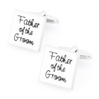 Father of the Groom White Wedding Cufflinks Wedding Cufflinks Clinks Australia Father of the Groom White Cufflinks