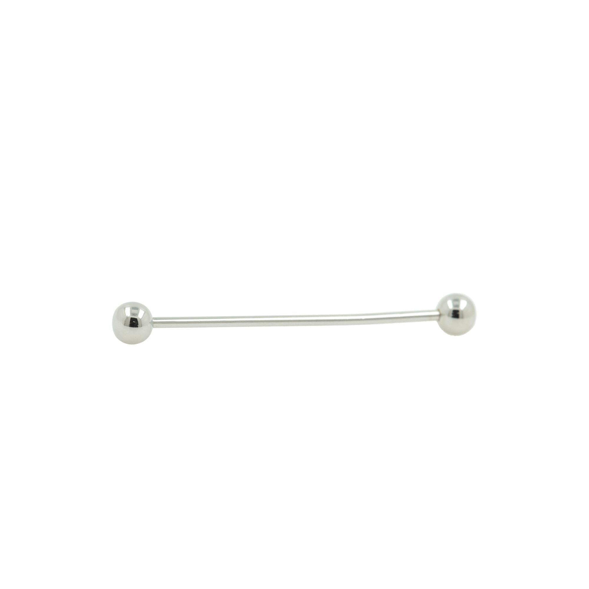 Silver Ball Collar Bar Collar Clip Clinks
