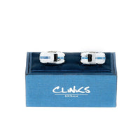Blue White Classic Sports Car Cufflinks (AC Shelby Cobra) Novelty Cufflinks Clinks Australia