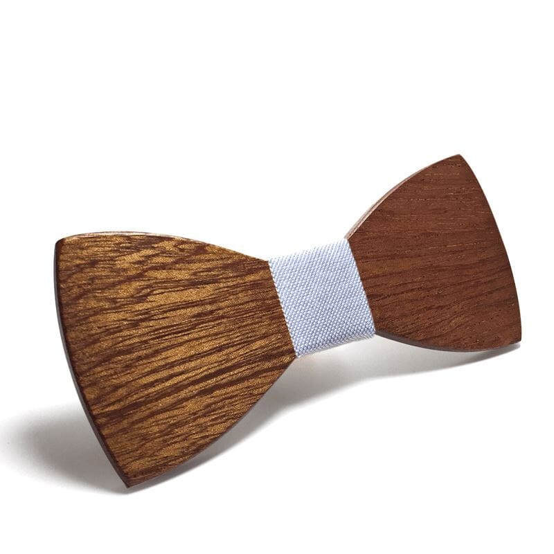 Dark Wood Light Cork Adult Bow Tie Bow Ties Clinks Australia
