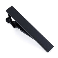 Small Shiny Black Tie Clip 40mm Tie Clips Clinks Australia
