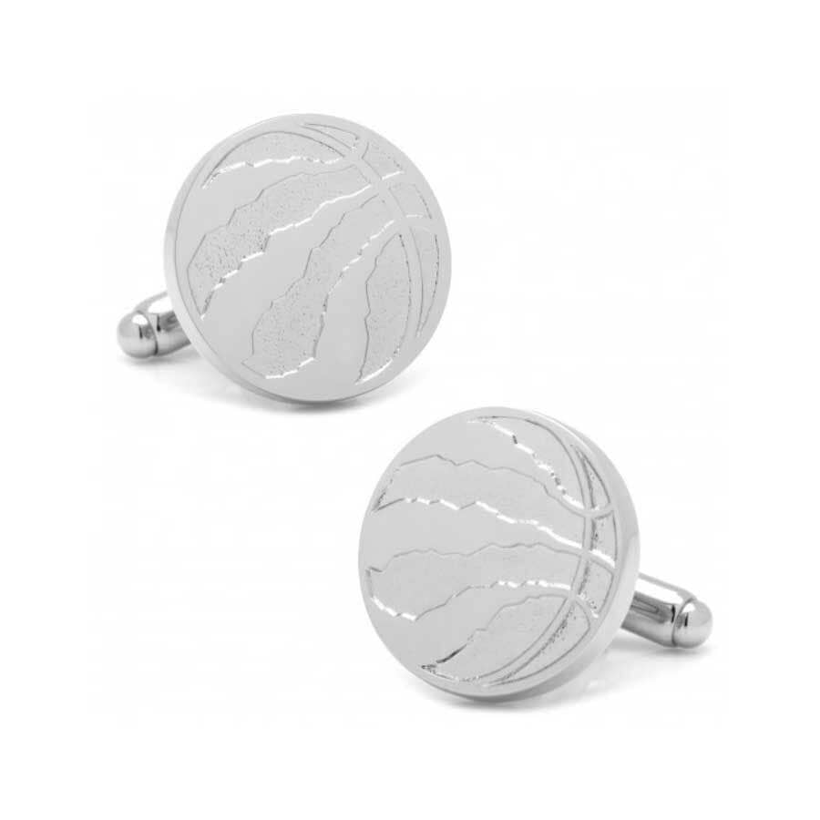 Toronto Raptors Silver Edition Cufflinks Novelty Cufflinks NBA