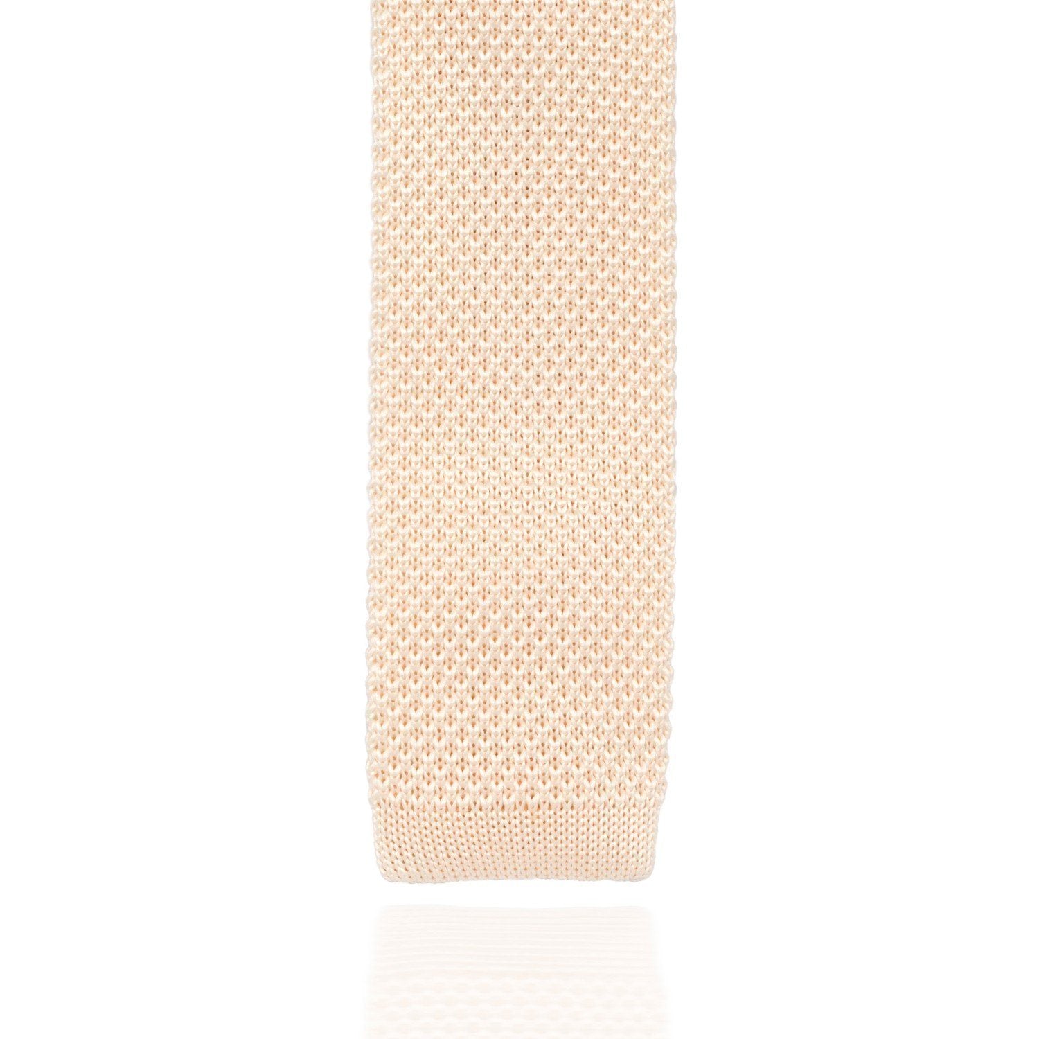 Cream Knit Tie Ties Cuffed.com.au