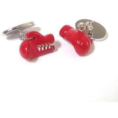 Red Boxing Gloves (chain) Cufflinks Novelty Cufflinks Clinks Australia Red Boxing Gloves (chain) Cufflinks 