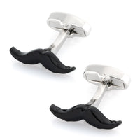 Black Moustache Cufflinks Novelty Cufflinks Clinks Australia