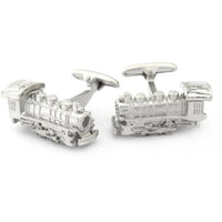 Train Silver Cufflinks Novelty Cufflinks Clinks Australia Train Cufflinks