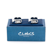 Tuba Cufflinks Silver Novelty Cufflinks Clinks Australia