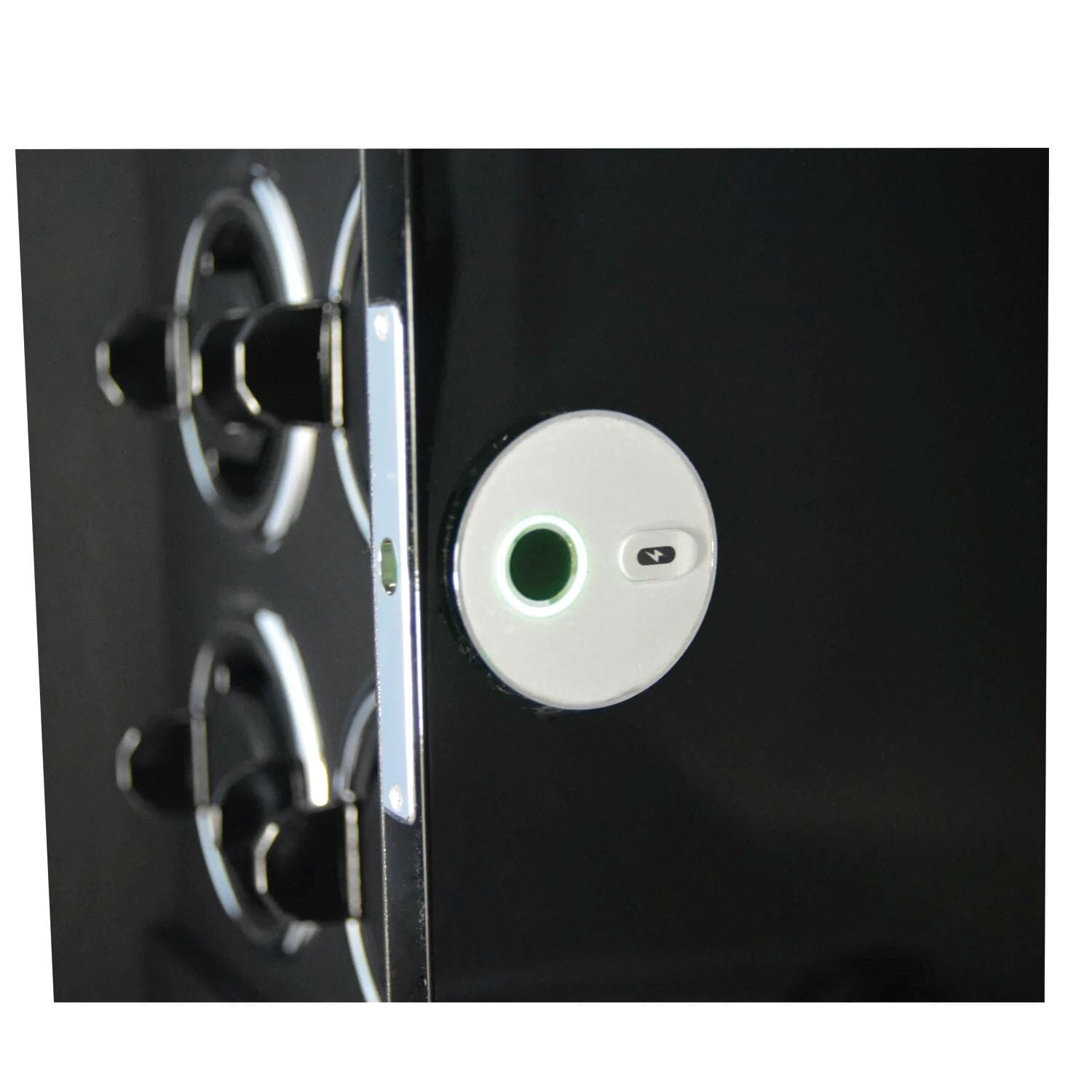 Yarra Watch Winder for 6 Watches + Drawer with Fingerprint Lock Watch Winder Boxes Clinks