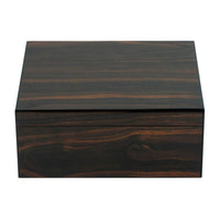 25 CT Walnut Cigar Humidor Mahogany Lining Box for Cigars Cigar Boxes Clinks