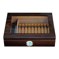 12-20 CT Walnut Cigar Humidor Spanish Cedar Box for Cigars Cigar Boxes Clinks