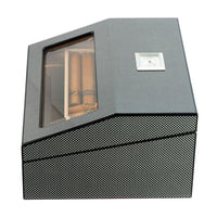 50 CT Carbon Fibre Cigar Humidor Wooden Cabinet for Cigars Cigar Boxes Clinks
