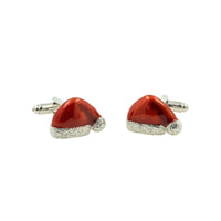 Christmas Hat Cufflinks Novelty Cufflinks Clinks