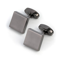 Gunmetal Square Cufflinks Classic & Modern Cufflinks Clinks Australia