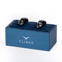 Gunmetal Knot Cufflinks Classic & Modern Cufflinks Clinks Australia