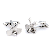 Hockey Sticks and Ball Silver Cufflinks Novelty Cufflinks Clinks Australia