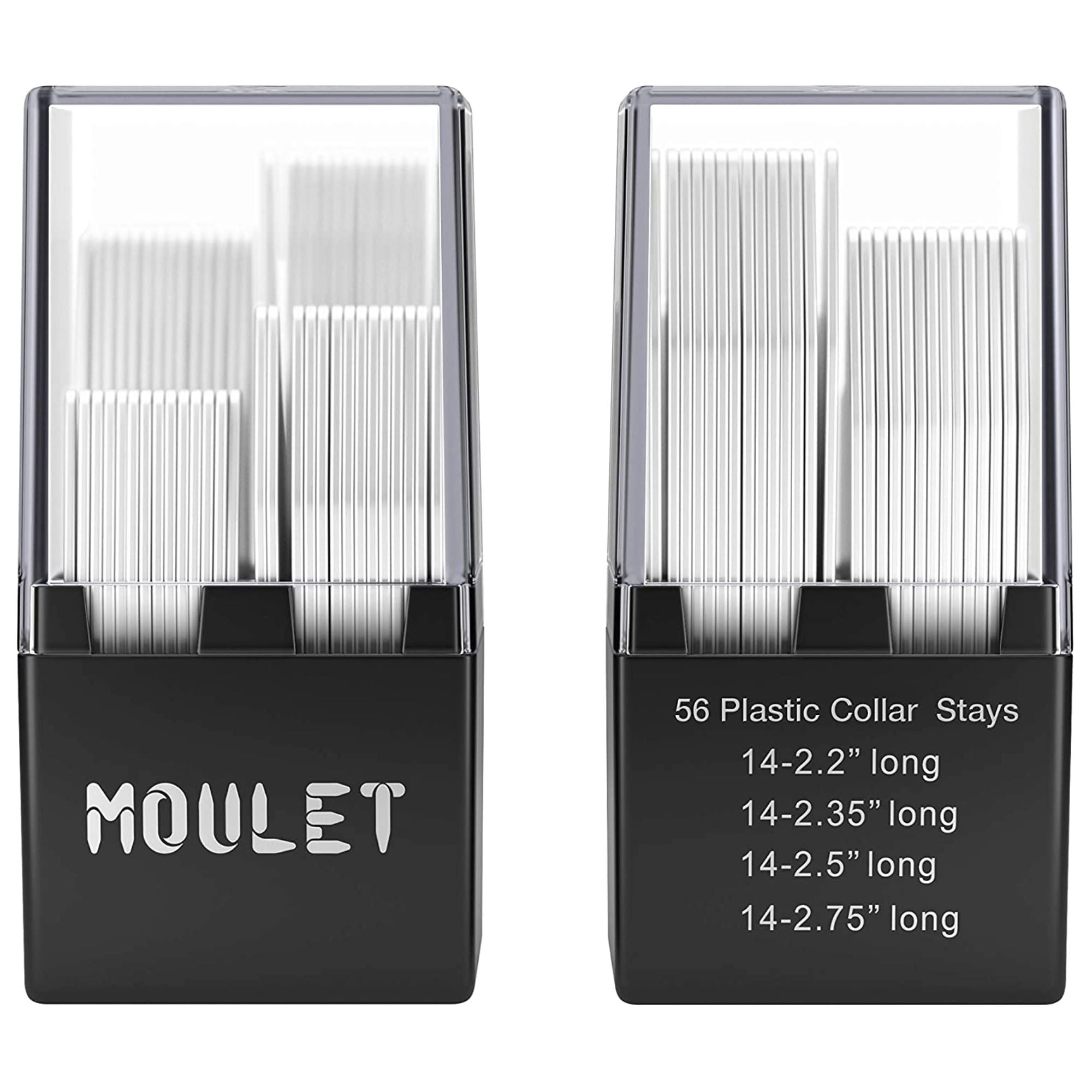 56 Plastic Collar Stays (4 sizes) Collar Stays Clinks Australia