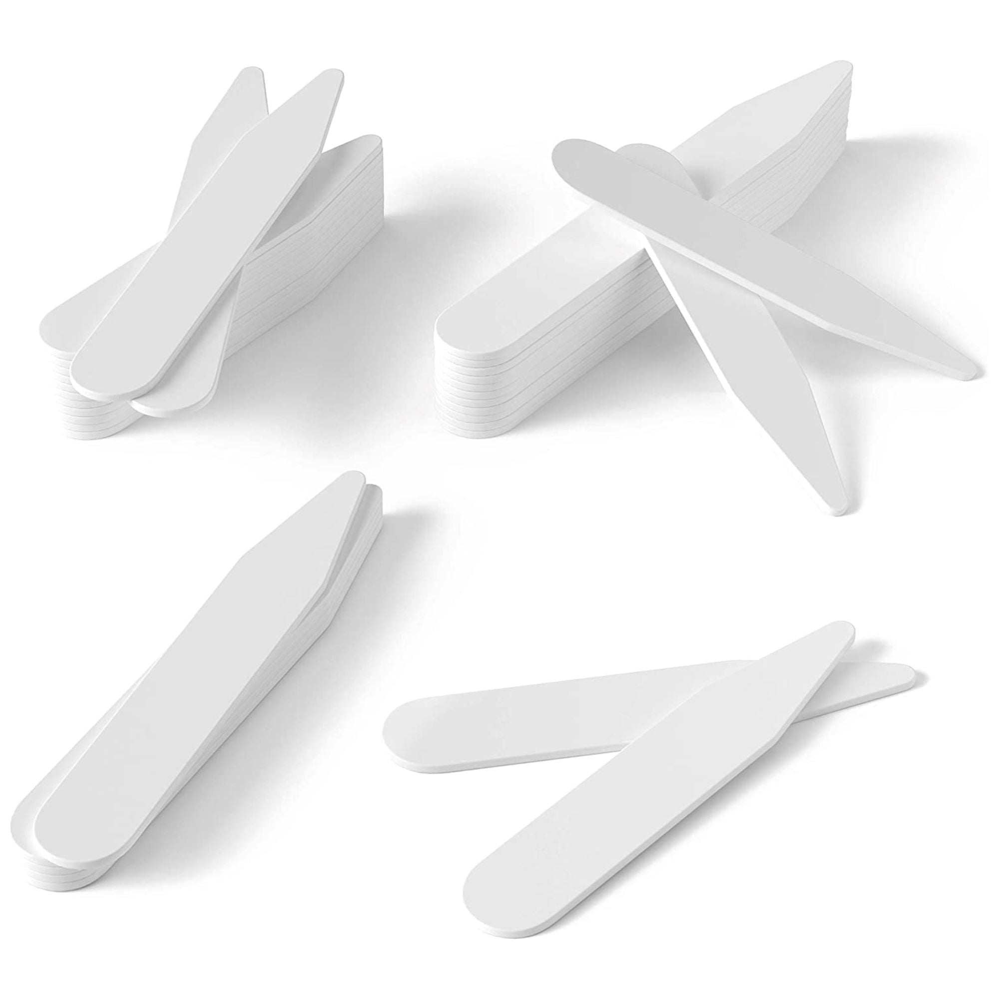 56 Plastic Collar Stays (4 sizes) Collar Stays Clinks Australia