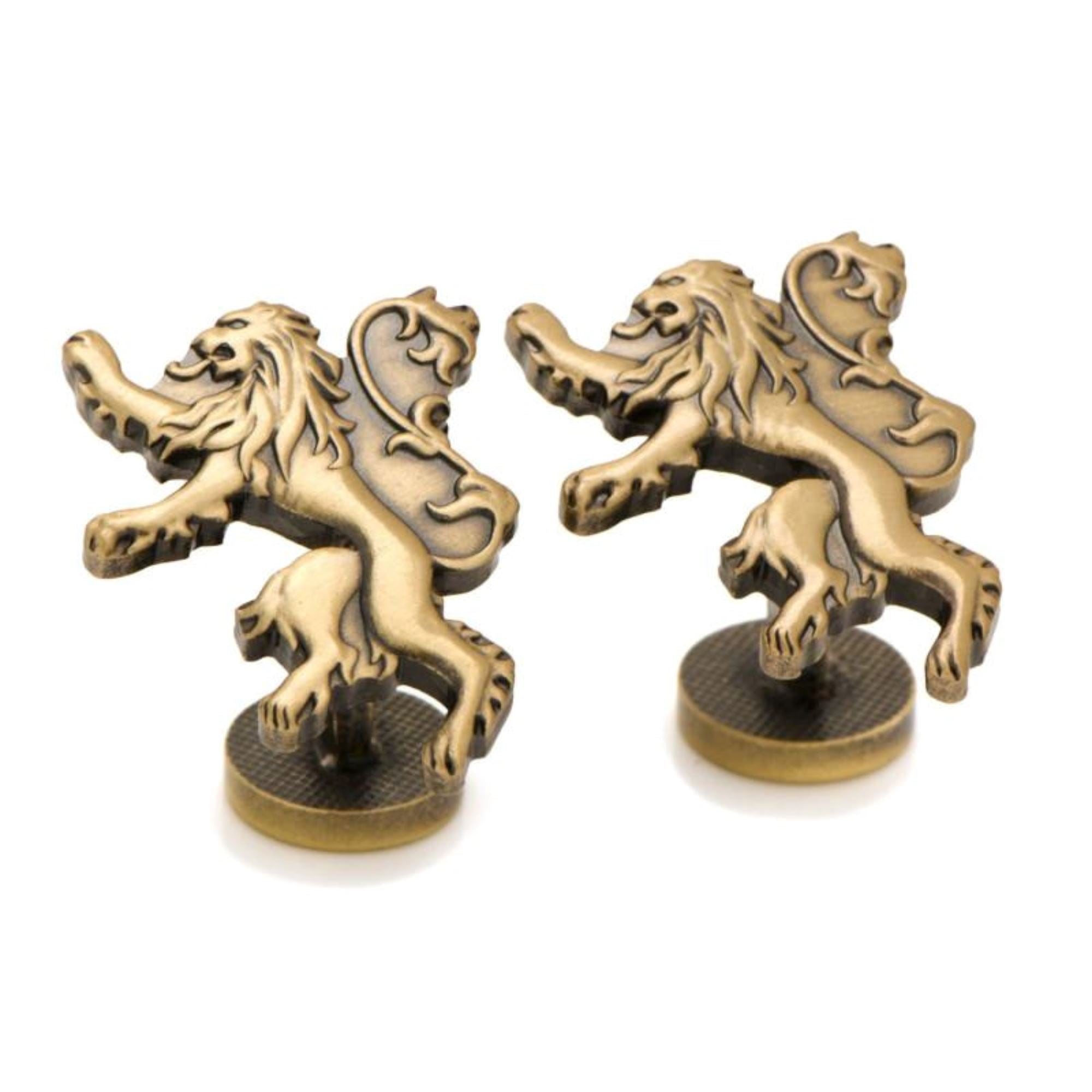 Lannister Lion Sigil Cufflinks - Game of Thrones Novelty Cufflinks Game of Thrones