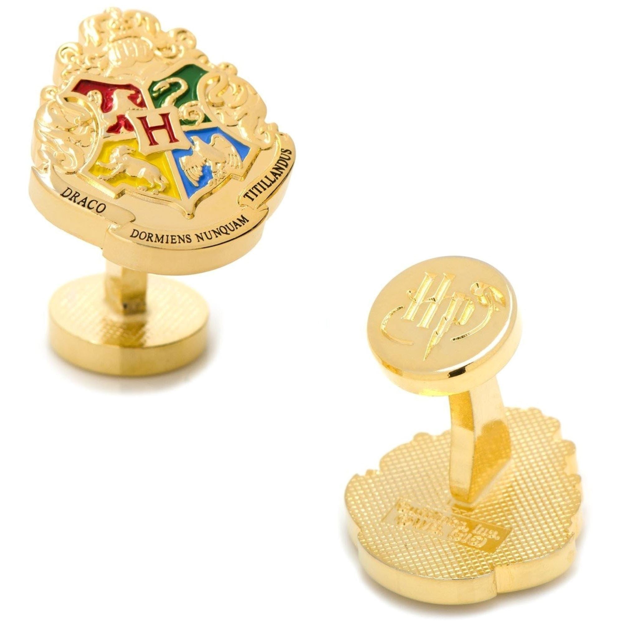 Harry Potter Hogwarts Crest Cufflinks Novelty Cufflinks Harry Potter Harry Potter Hogwarts Crest Cufflinks