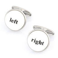 Left / Right Cufflinks Novelty Cufflinks Clinks Australia